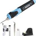 NEIKO 40421A Wireless Soldering Kit, Mini USB Rechargeable Solder Iron Pen, Rapid Heat 356-750F (180-400C) Electrical Soldering Kit, LED, 4V Lithium-Ion Battery, Cordless Soldering Iron Kit