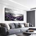 KELIYUAN Large Canvas Wall Artwork Home Decoration Painting Black And White Landscape Modern Print Painting Living Room Decor And Bedroom Office Wall Decoration Natural Scenery Mural 24 X 48 Inches