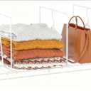 Wire Shelf Dividers for Closet: Tall 12 Pack 12-Inch Deep Adjustable Organizer for Shelves,Metal Rack Separator for Clothes, Purses & BagsNo Tool
