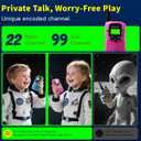 Rechargeable Walkie Talkies for Kids, Walkie Talkie Toys for Girls Boys, Outdoor Toys/Outside Games for Kids, Gifts for 3 4 5 6 7 8 9 10 Year Old Kids Girls Boys