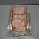 My First Baby Doll Stroller for Toddlers 3 Year Old Girls, Little Kids | Folding Baby Stroller for Dolls, Toy Stroller for Baby Dolls with Bottom Storage Basket, Foldable Frame, Canopy, Seatbelt