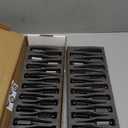 Dynofit 14x1.5 Spike Lug Nuts for Chevy GMC Silverado Sierra 2500 3500, 32pcs One-Piece Design Spiked Lug Nuts with 1 Key Fit F250 F350 Truck, Aftermarket Black Hex Drive Bullet Nut for 6&8 Wheel