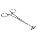 DJCIW Septum Piercing Clamps, 6" Piercing Pliers Surgical Stainless Steel Piercing Tools for Nose Septum Ear Cartilage Industrial Piericng Tube Forceps Pliers