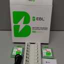 EBL Rechargeable AAA Batteries, 8 Pack 1100mAh NiMH Triple AAA Batteries and Individual AA AAA Battery Charger