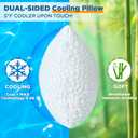 Cooling Pillow King Size 1 Pack, Adjustable Bed Pillows for Sleeping, Luxury Shredded Memory Foam Pillows, Soft Yet Supportive Firm Pillow for Side, Back, Stomach Sleepers, Cool Pillow for Hot Sleeper
