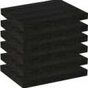 Black High Density Foam Insert Board 16'' x 12'' x 1.5'' for Case, 6pcs
