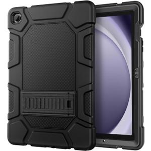 Case for Samsung Galaxy Tab A9+/A9 Plus 11 2024 Model (SM-X210/X216/X218), Heavy Duty Shockproof Rugged High Impact Protective Case, Black