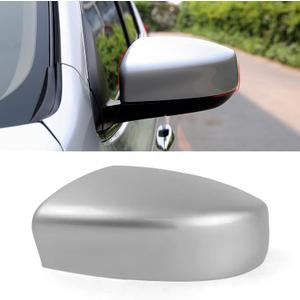 Moonlinks Compatible with Nissan Sentra 2013 2014 2015 2016 2017 2018 2019 Left Side Mirror Cover Replacement, Silver Left Driver Side Door Rearview Mirror Cap Trim