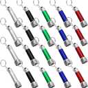 Bantoye 20 Packs Mini LED Flashlights, 2.7 Inch Pocket Flashlight Keychain 5 Bulbs LED for Kids, Camping, Party, 5 Colors