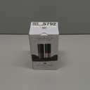 Electric Salt and Pepper Grinder Set Automatic Battery Pepper Mill Shakers Adjustable Coarseness Upgraded Larger Capacity with Led Home and Kitchen Appliances Birthday Gifts for Women Mom (Black/Black)