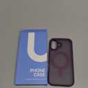 Magnetic for iPhone 17 Case, [Anti-Slip] [Military-Grade Drop Protection] [Camera Protection] Skin-Friendly Slim Translucent Shockproof Protective for iPhone 17 Phone Case, Purple