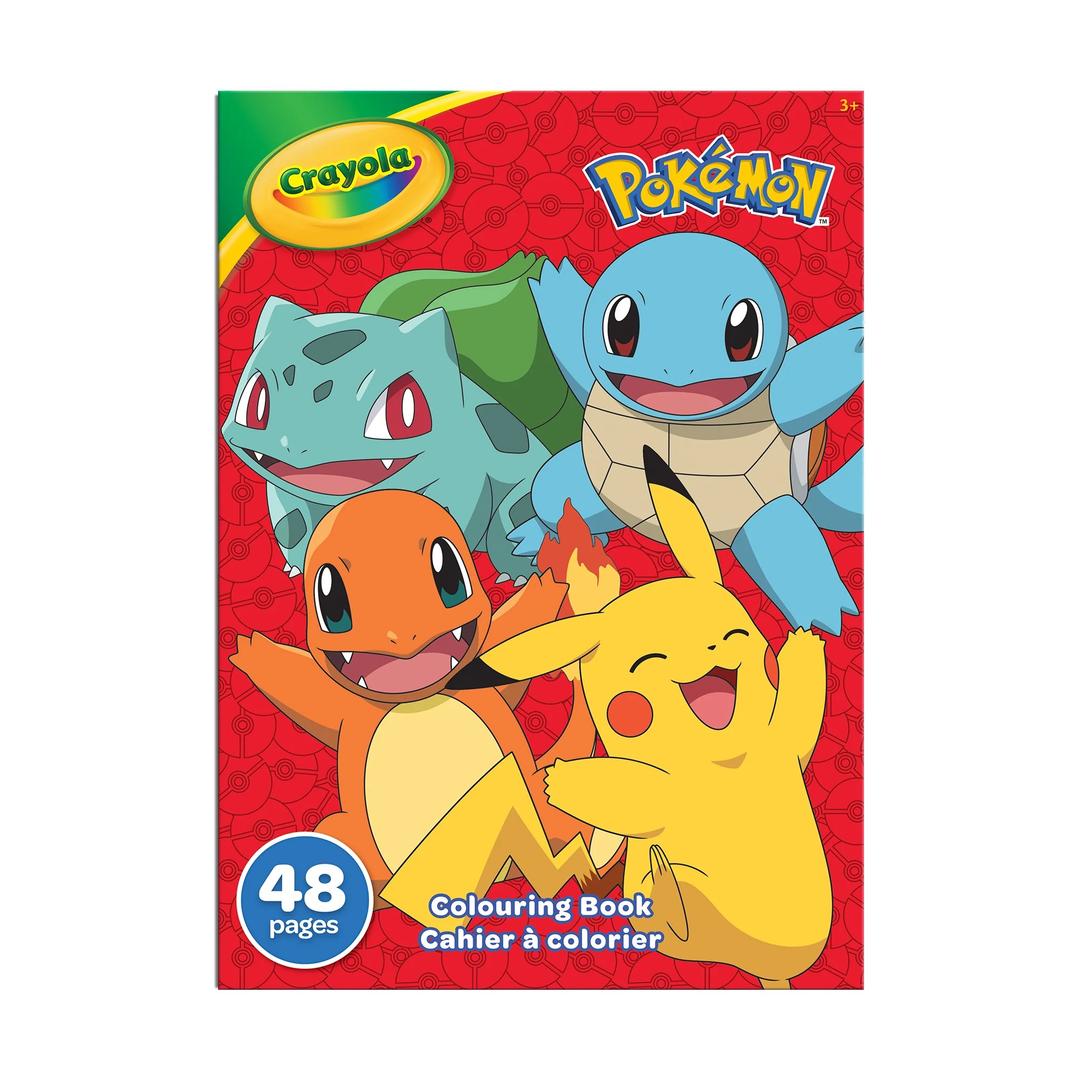 Crayola - Pokemon Colouring book - 48 pages