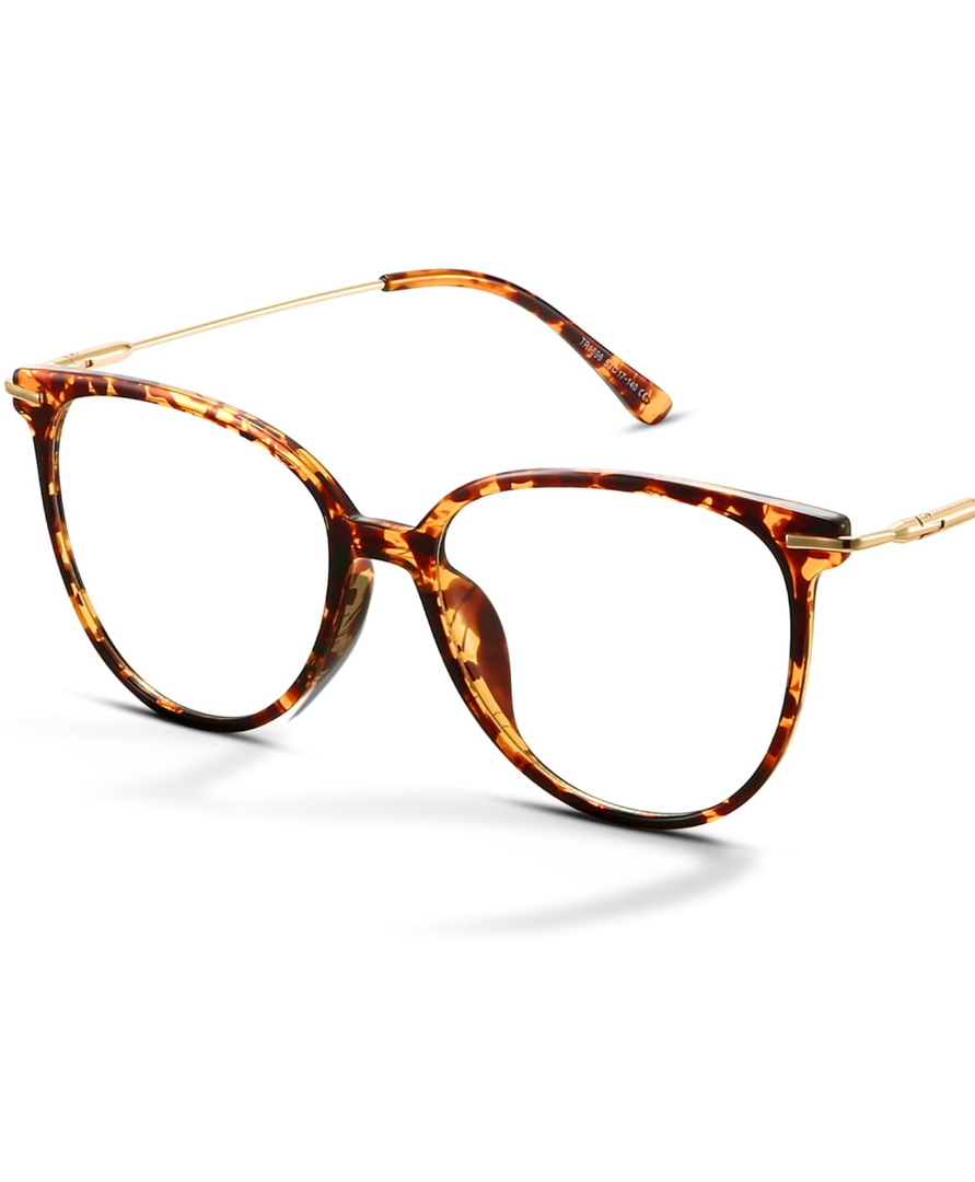 Gaoye Blue Light Blocking Glasses Women/Men, Fashion Round Cateye Frame UV Ray Filter Computer Gaming Glasses