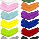 Bememo 12 Pairs Unisex UV Protection Sleeves Long Arm Cooling Cover Sleeves
