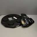 Music Boxing Machine, Interactive Punching Trainer with Boxing Gloves, Large Size Wall Mounted Electronic Boxing Target for Adult Kids, 9 Modes & 9 Speeds (Black)