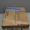 Furologee Kitchen Bakers Rack with Power Outlet, Microwave Oven Stand with Storage 4 Tiers, Coffee Bar Table with 6 S Hooks, Kitchen Storage Shelf Rack for Spices, Pots, Rustic Brown (22inch)