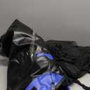 21 Cubic Feet Car Rooftop Cargo Bag Carrier, Soft Roof Top Luggage Bag for All Vechicles with/Without Racks - with Waterproof Zip, Luggage Lock, Anti-Slip Mat, Storage Bag, Door Hooks, Blue