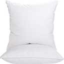 20"x20" Pillow Inserts Soft Feather Pillow Set of 2 Indoor Decorative Sofa Down Pillows Bed Pillows Couch Pillow