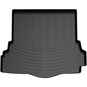 Mixsuper All Weather Cargo Liner - Custom Fit Trunk Mat Compatible with Ford Fusion (2013-2020), Platinum (2017-2018), Sport (2017-2020) Black