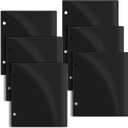 Marching Band Flip Folder Pages - 6 Pocket Double-Sided Music Holder 7.5x6.5 Inch | PVC Waterproof Sheet Folder for Concert, Choir & Orchestra (M)