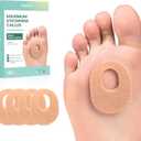 Welnove 42pcs Callus Pad with Water-Resistant Self-Stick Adhesive, Protects Foot, Heel and Toes from Rubbing and Friction,Oval Shape Design,Reduce Pressure and Friction from Shoes Rubbing-Skin Color