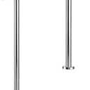 Hand Rails for Outdoor Steps, 1-2 Step Handrail Stair Railing Kit, 304 Stainless Steel Outdoor Handrails for Exterior Steps, Silver Stair Handrail, Concrete & Deck & Porch Railing