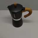 Mongdio Stovetop Espresso Maker Moka Pot, Cuban Coffee Maker Stove top coffee maker Moka Italian Espresso Greca Coffee Maker Brewer Percolator, 9 Espresso Cups, 15 oz - Black
