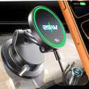 LISEN Qi2.2 25W Magsafe Car Mount Charger, [Gifts for Men] Fast Wireless Car Charger, Car Phone Holder,Phone Holders for Your Car Vacuum Magnetic Phone Charger for iPhone 17 Pro Max 16-12