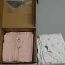 2-Pack Baby Sleep Sacks, Zipper Wearable Blanket-0.5TOG Organic Cotton,Lightweight,Soft Cozy Toddler Sleeping Sack 6-12 months,Easy to Wear Large Newborn Transition Swaddles Sleepsacks(Butterflies, M)