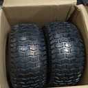 MaxAuto 20x10.00-8 Lawn Mower Tires, 20x10-8 Tractor Turf Tire, 20x10x8 NHS Tires, 4PR/Ply Tubeless, Set of 2