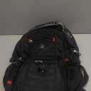 SHRRADOO Extra Large 50L Travel Laptop Backpack with combination lock, College High School Backpack Airline Approved Business Work Bag Fits 17 Inch Computer for Men Women (Black)