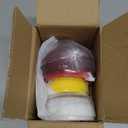 Vegetable and Fruit Storage Containers for Fridge, BPA Free Fresh reusable Food Savers, Onion Storage Container Garlic SaverTomato Saver and Lemon KeeperRefrigerator Vegetable Crisper (Circular)