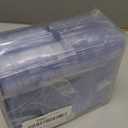 200 Pack Badge Holder, Plastic ID Badge Holder, Clear Waterproof ID Card Holder with Resealable Zip, 2.5" x 3.8" Vertical Name Tag Holder for Nurses and Office, Fits ID Card/Credit Card/Student Card