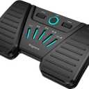 Wireless Page Turner Pedal for Musical InstrumentsPortable Bluetooth Foot Pedal, Silent Rechargeable Music Page Turner with Anti-Slip Rubber for iPad, Tablets, Phone