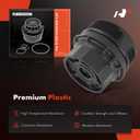 A-Premium Oil Filter Housing Cap Assembly 15620-37010, 1562037010 Fit for Toyota Corolla, Corolla iM, Prius, Matrix & Lexus ES300, ES330, CT200h & Scion xD, iM & Pontiac Vibe, with O-Ring, Gas