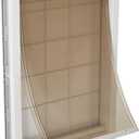 Ideal Pet Products Designer Series Plastic Pet Door with Telescoping Frame, Extra Large, 10.5" x 15" Flap Size