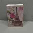 Diversion Book Safe Storage Box (9.5"6"2.2"), Dictionary Secret Safe Can with Security Combination Lock, Diversion Book Hidden Safe (Paris-Code)