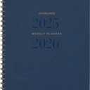 AT-A-GLANCE Planner 2025-2026 Academic, Weekly & Monthly, 8-1/2" x 11", Large, Monthly Tabs, Flexible Cover, Signature Collection, Navy (YP905A20)