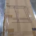 VASAGLE Bar Table, Pub Table with Power Strip and Removable Drawer, Non-Woven Fabric, Hooks, 40 x 120 x 105 cm, Ash Brown LBT029K02