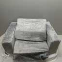 Kids Couch, 2-in-1 Toddler Chair Comfy 1-3 Years Old, Convertible Kids Chair, Toddler Couch Sofa, Kid Sofa to Lounge Bed for Boys and Girls Gifts, Kids Recliner, Grey