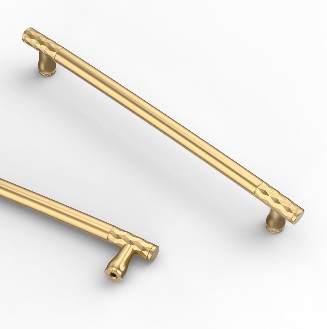 Asidrama 10 Pack 7.5 Inch(192mm) Champagne Bronze Cabinet pulls Kitchen Cabinet Handles, Cabinet Pulls Kitchen Cabinet Hardware for Cupboard Drawer Pulls