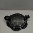 Chicken Shredder Tool Twist  Large BPA-Free Food-Safe Meat Shredder with Visible Lid, Strong Anti-Slip Base & Ergonomic Handle, Black