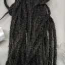 KRALER 24 Inch Mixed DE Dreadlock Extensions Sets, 3 in 1 20 Strands Synthetic Double Ended Dreads Extensions, Black Hippie Crochet Dreads Style for Girls