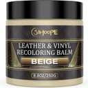 2 x 2025 New Advanced Leather Recoloring Balm,Beige Leather Repair Kit for Furniture,Leather Dye Filler,Couch Paint and Repair,Leather Color Restorer for Couches,Leather Scratch Remover for Car Interior