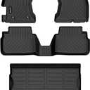 HAFIDI Floor Mats & Cargo Liner Set Fit for 2018-2023 Subaru Crosstrek & 2017-2023 Impreza (Not Hybrid Models) All Weather Protection TPE Car Full Set Floor Liners Custom Accessories - Black