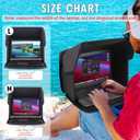 Laptop Sun Shade,Laptop Sun Glare Shield Privacy Screen Hood Computer Sunshade Bag for Working Outside Outdoor Foldable Computer Shield Cover Outside 12-14''(Patent Pending)