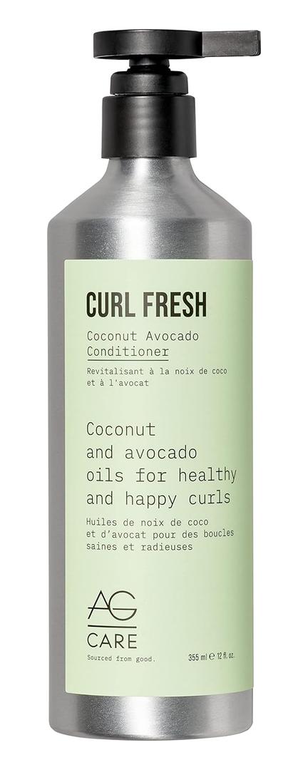 AG Care CURL FRESH conditioner coconut avocado conditioner
for Healthy, Defined Curls, 12 Fl Oz Bottle