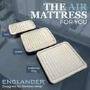 Englander Twin Air Mattress - Double High, 300 LB Capacity Luxury Camping Mattress with Built-in Pump, Waterproof and Microfiber