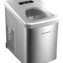 Frigidaire Countertop Ice Maker Machine, 26 lbs Ice per Day, Adjustable Size Bullet-Shaped Ice, for Home, Kitchen, Office, Bar