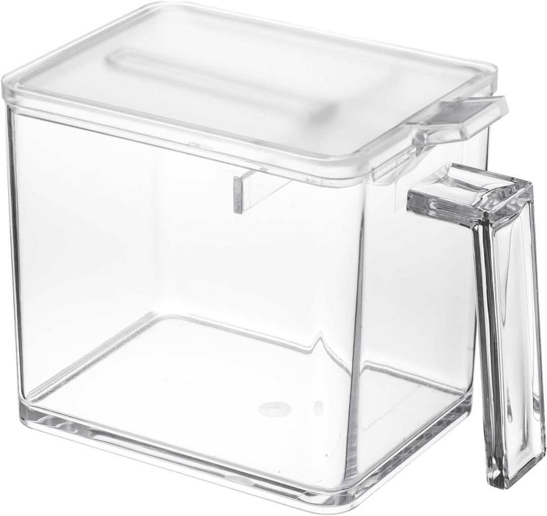 YAMAZAKI Home Tower Spice Storage Container - Abs Plastic - 2.75 Cups, 650 Milliliters (Large, White)